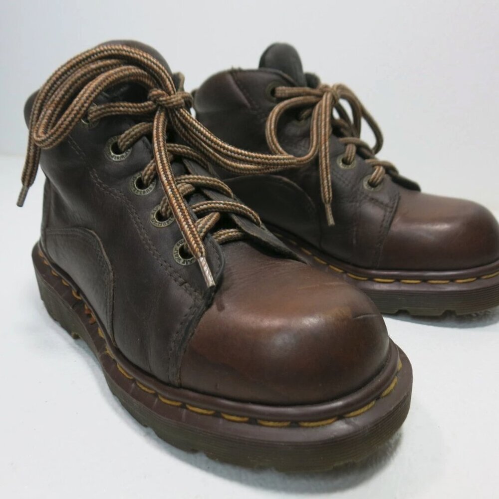 Dr. Martens England Kid's UK 2 Oil Tanned Leather Boots Shoes Footwear Sz US 3 - Picture 8 of 8
